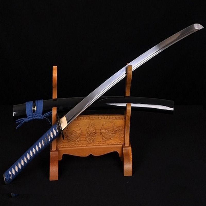 Wakizashi Blue Samurai Sword